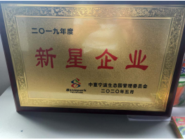 2019年度中意园区新星企业